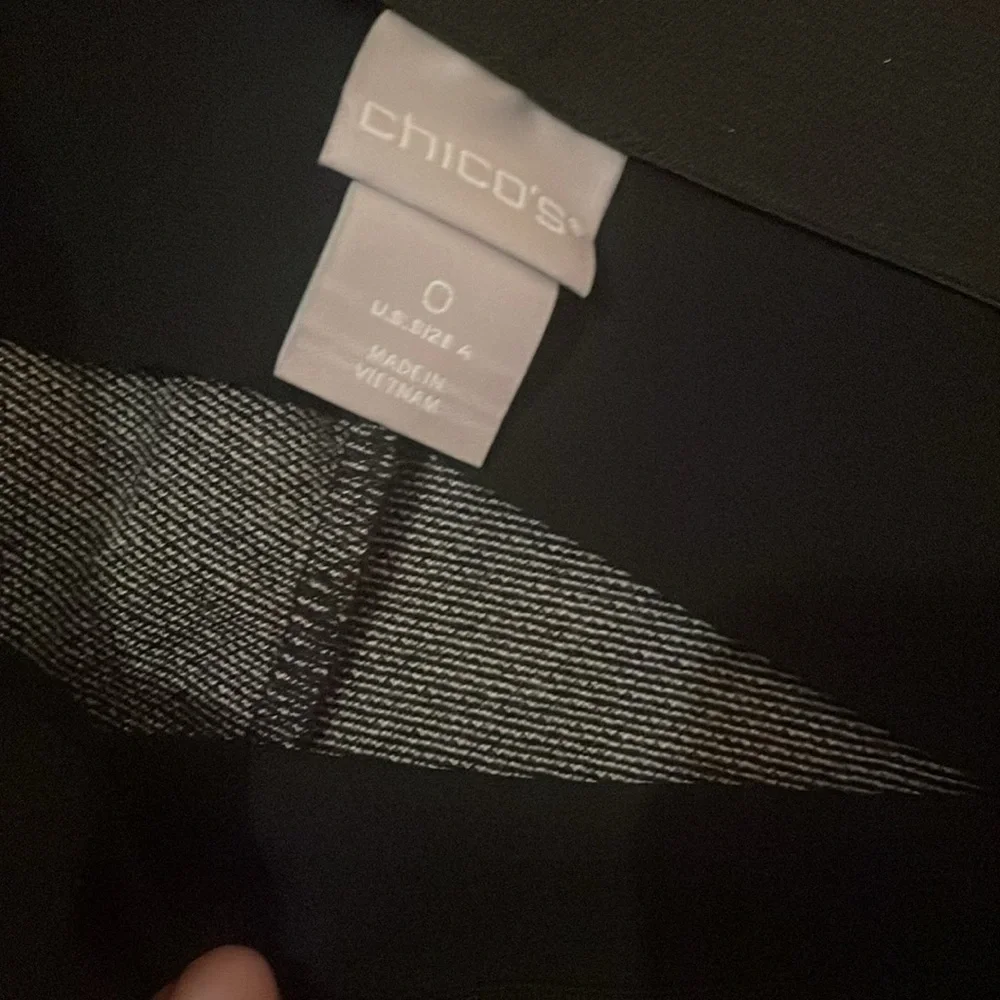 NWOT Chico’s So Slimming Hounds Tooth Chico Size 0/ Size 4 - Picture 3 of 3